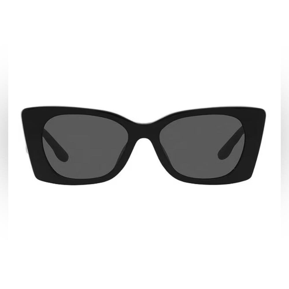 NEW Tory Burch Kira Quilted Geometric Sunglasses Black Gold — TY7189U - Picture 13 of 14